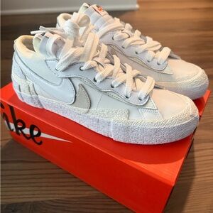 Nike x Sacai Blazer low white
